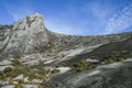 A scenic view of the Mt Kinabalu Ã¢â¬â Borneo, Malaysia Ã¢â¬â Seven summits Royalty Free Stock Photo